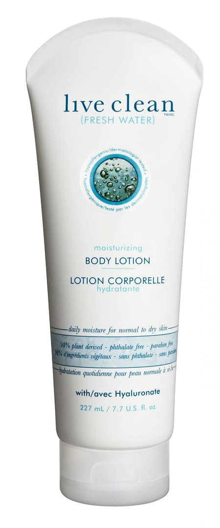 Live Clean Fresh Water Body Lotion 227ml