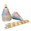 6oz-FPF-Snow-Cone-Cups-Straws 400 x 6oz (170ml) Polar Bear Snow Cone Cups + 400 x Paper Straws