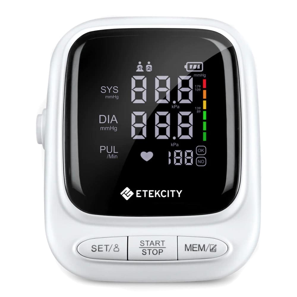 Etekcity Smart Blood Pressure Monitor - White - Image 4