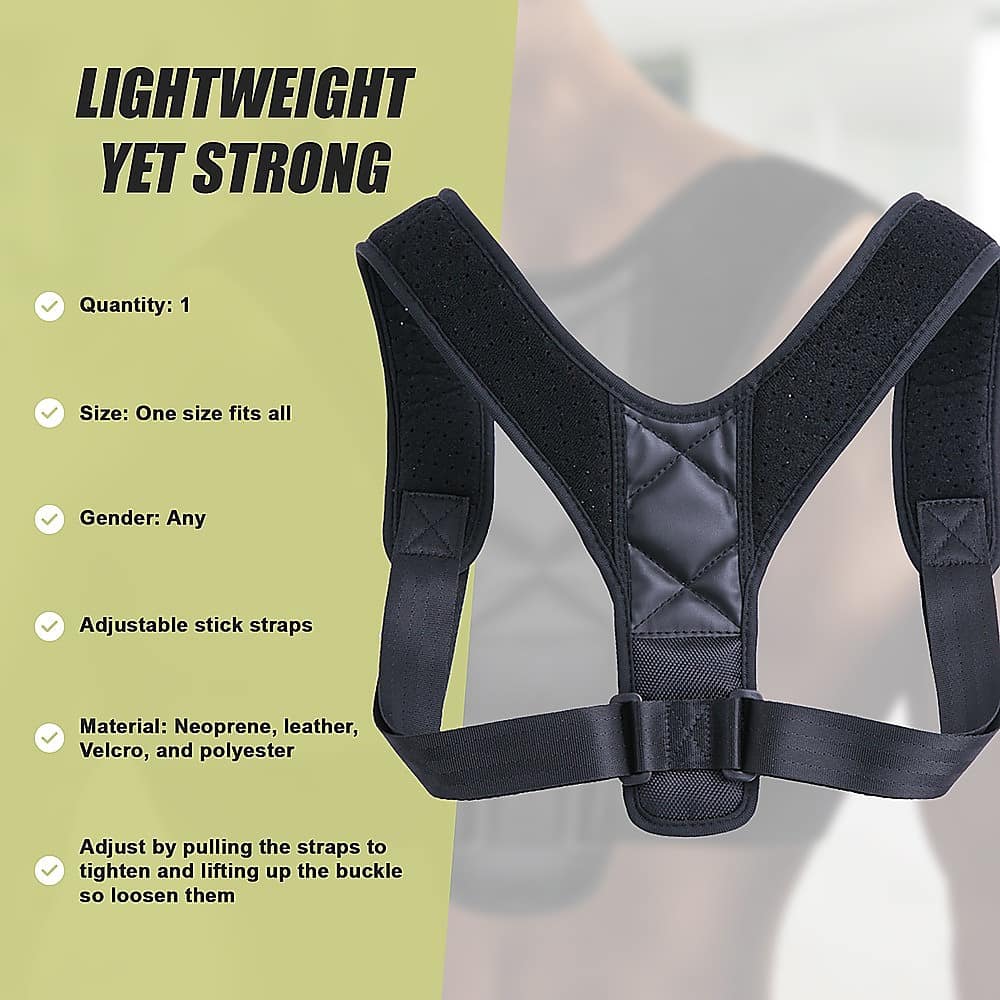 Posture Clavicle Support Corrector Back Straight Shoulders Brace Strap Correct - Image 8