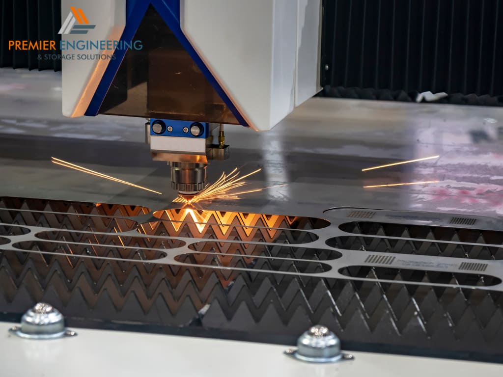 Steel metal cutting