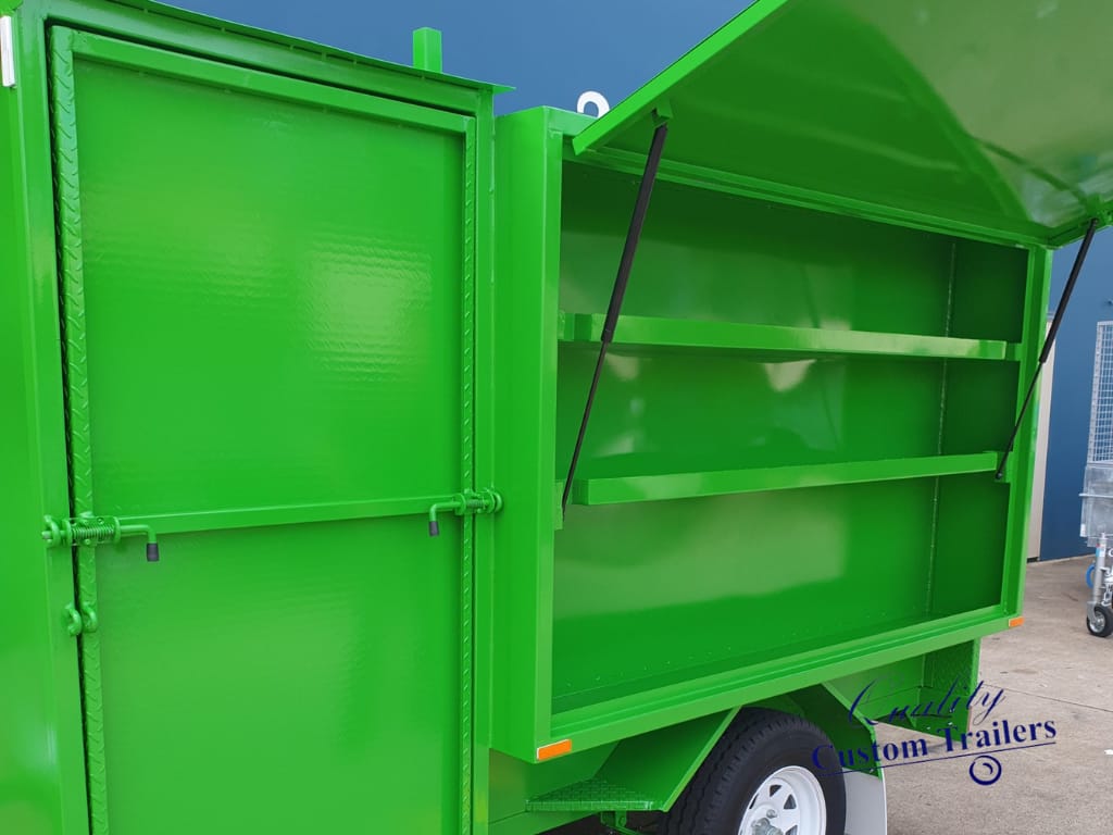 custom mower trailer