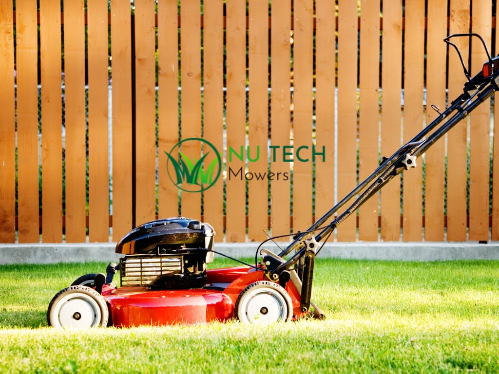 lawn mower, leaf blower, push mower, chainsaw