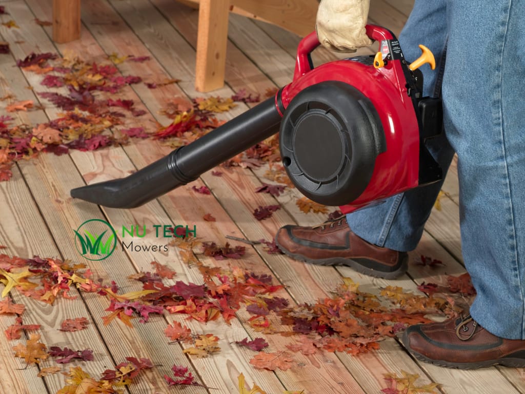 leaf blower, trimmer, automower