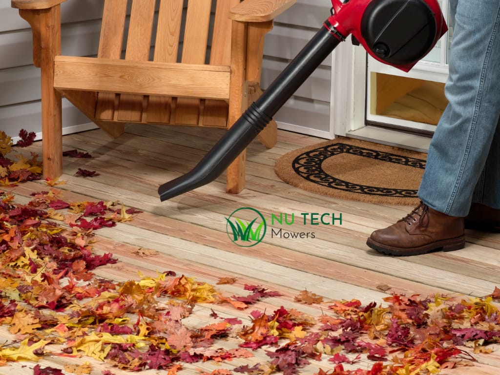 leaf blower, trimmer, automower
