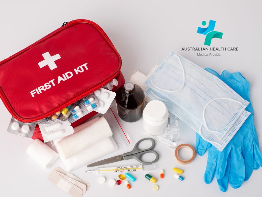 wound care dressing supplies, 100x Disposable Surgical Face Mask Dust Mouth Guard 3 Ply Air Purifying, Pack Multigate Basic Dressing Pack with Non-Woven Balls SmartTab, 100 Pcs Disposable PPE Gown Protective Workwear Suit Thumb Hook Sleeve Coverall Apron Blue Medical Cleaning Painting, 210 PCS Emergency First Aid Kit Medical Travel Set Workplace Family Safety AU