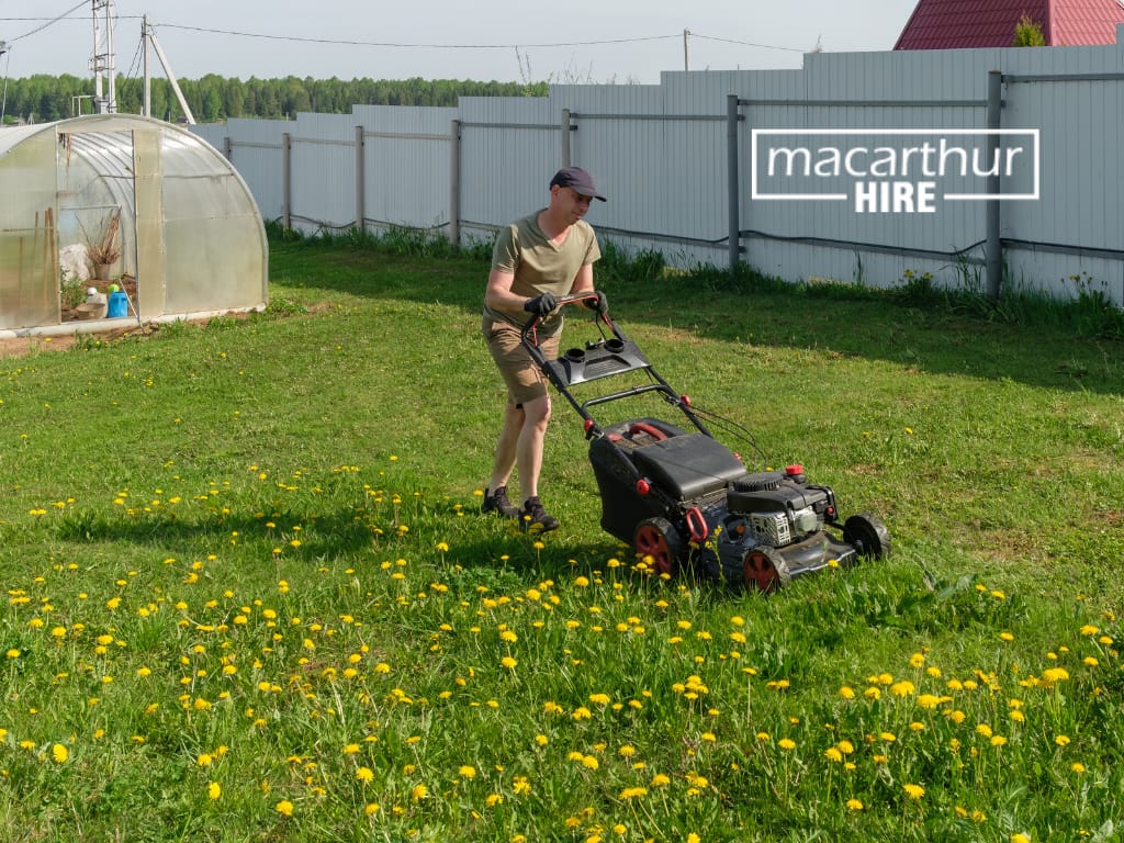 lawn mower hire