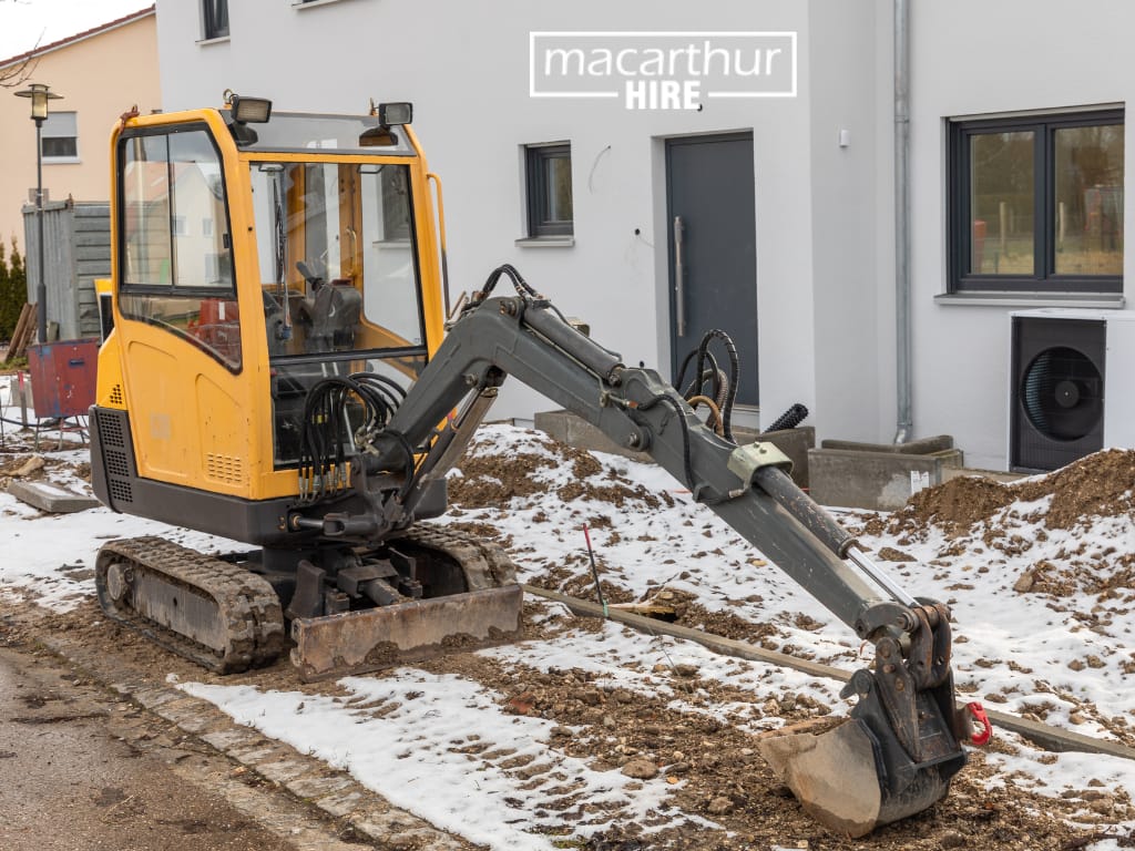 Mini excavators