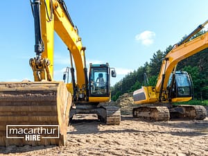 Construction equipment hire