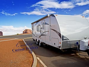 custom flat top trailer