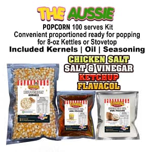The Aussie 100 x Serves Popcorn Kit