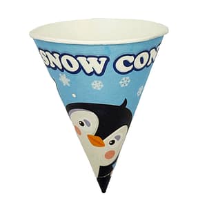 6oz (170ml) Penguin Snow Cone Cups (200 PCS. | 5000 PCS.)
