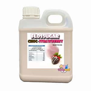 Chocolate Strawberry Cotton Candy Flossugar 900g