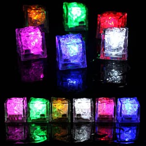 12 x LED Ice Cubes (Multi Colour)