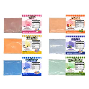 6 x Fairy Floss Flossine (Concentrate) 10 grams Bags