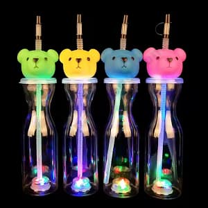 LED Bear Shaped Yard Cup (4 x Cups Per Set) (500ml)