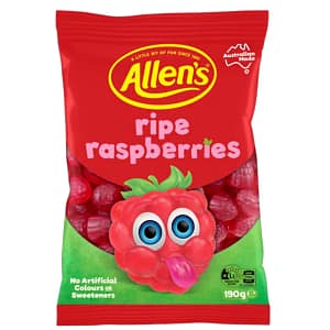 Allens Ripe Raspberries (190g bag)