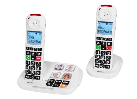 Big Button Amplified Cordless Phone + Additional Handset