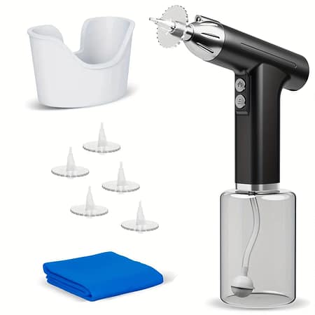 Rechargeable Electric Ear Wax Removal Kit - 3 Pressure Modes| LED Light & 90-Day Battery Life(black)