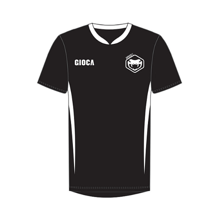 VIPERS SNR TRAINING TEE - HONVED BLACK/WHITE