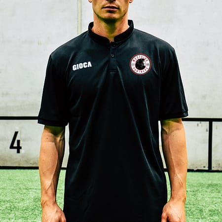 WESTSIDE PANTERS COLLARLESS POLO