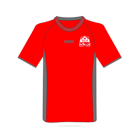 NFA PARMA JERSEY RED - GREY TRIM
