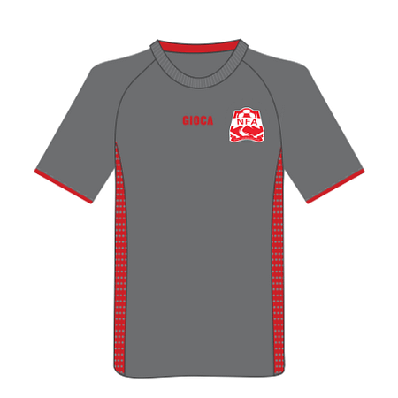 NFA TRAINING JERSEY - RED TRIM