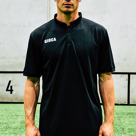 Gioca Collarless Polo