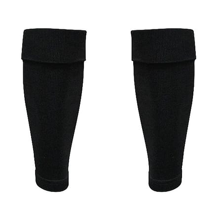BLACK FOOTLESS SOCKS
