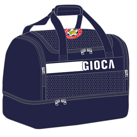 FAIRFIELD BULLS FC 3 FAIRFIELD BULLS FC GIOCA DUFFLE BAG NAVY