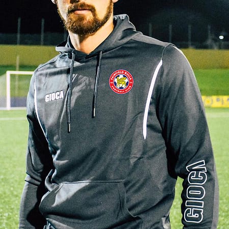 FAIRFIELD BULLS FC 6 FAIRFIELD BULLS FC HOODIE GREY