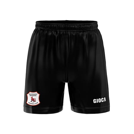MACQUARIE DRAGONS BLACK HOME SHORTS