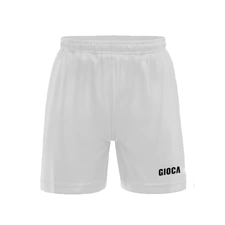GIOCA WHITE PLAYER SHORTS