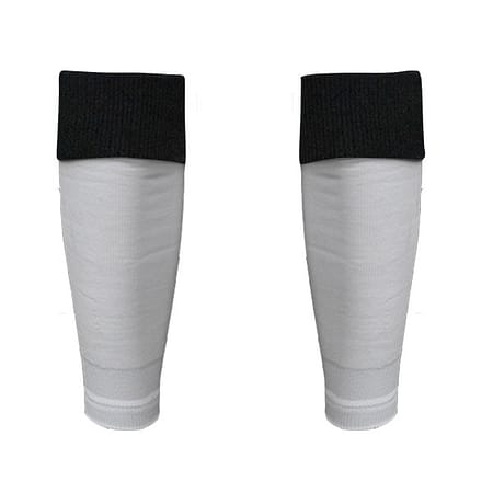 PERTH REDSTAR WHITE w BLACK FOOTLESS SOCKS