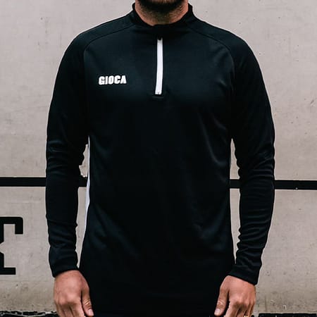 COLLARLESS CITY 1/4 ZIP JUMPER