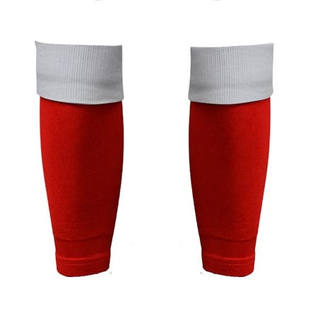 PERTH REDSTAR - RED w WHITE FOOTLESS SOCKS