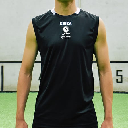 OXIDATE PERFORMANCE - SLEEVELESS JERSEY AVAILABLE IN BLACK & WHITE