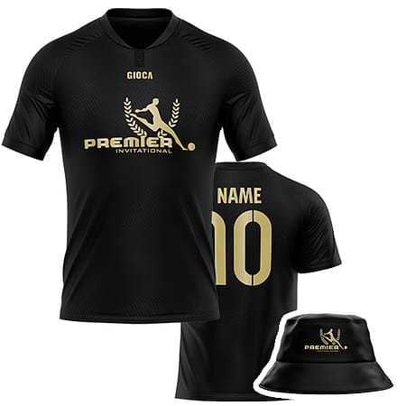 PREMIER INVITATIONAL JERSEY with Name & Number + BUCKET HAT