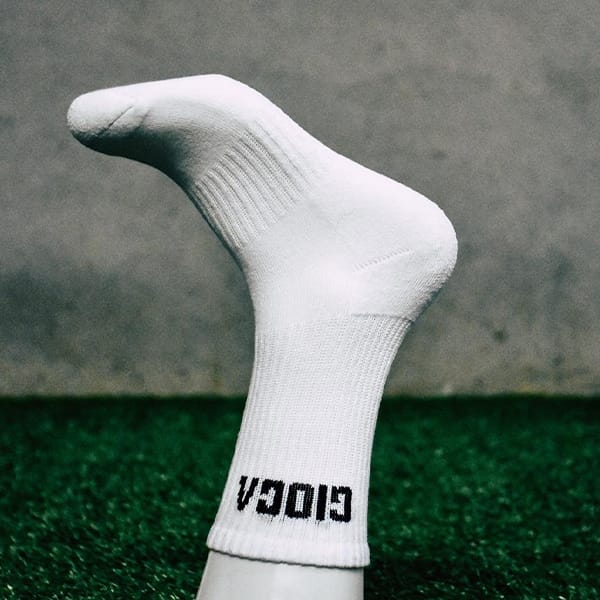 Game Pack  GIOCA Grip Socks + Footless Socks - Black (Size: M) – Soccer  World