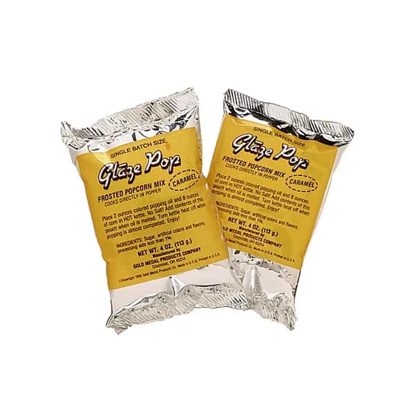 Caramel Glaze Pop Portion Pak Pouches (4oz) (113g)