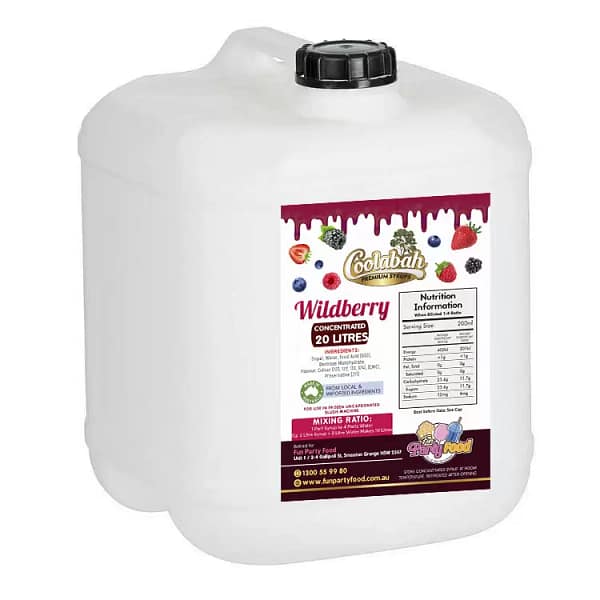 Slushy Syrup (1 x 20 Litre Premium Flavour) (Cube) (Local Pickup Only)