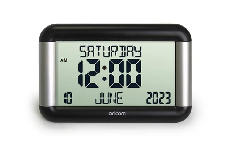 Digital Clock with 7.5" LCD Display