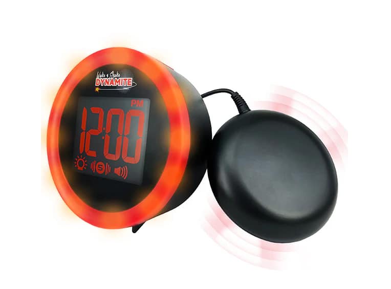 Wake 'N' Shake Loud Alarm Clock with Shaker - Image 2
