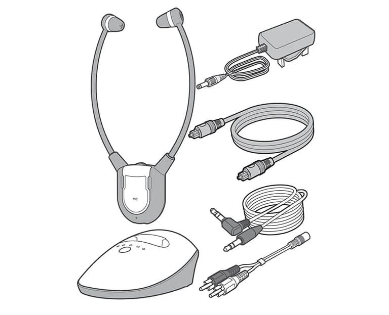 Amplified Wireless Headset with Fast Charging Cradle - Image 6