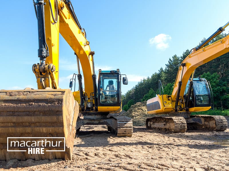 Construction equipment hire
