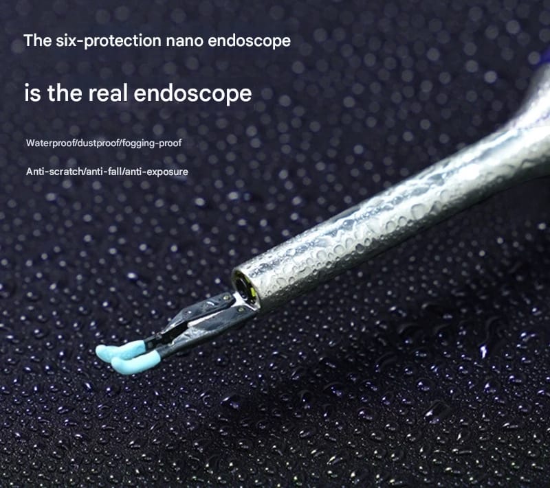 Smart Visual Ear Cleaner with HD Endoscope & Precision Tweezers - Safe for Adults & Children(Dark blue) - Image 3