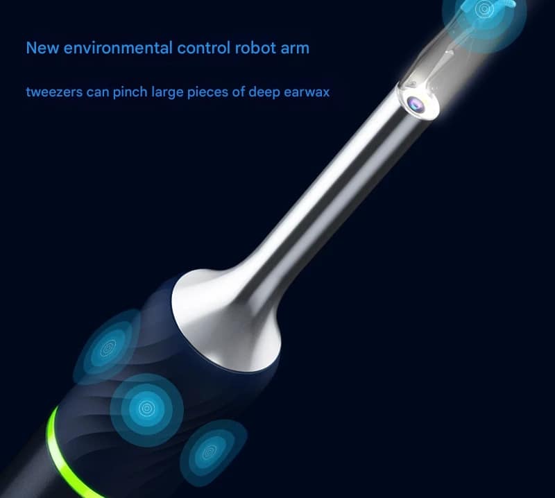 Smart Visual Ear Cleaner with HD Endoscope & Precision Tweezers - Safe for Adults & Children(Dark blue) - Image 2
